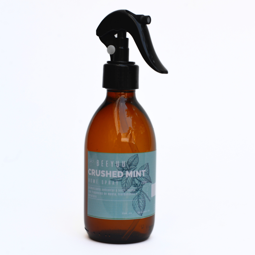 Crushed mint home spray